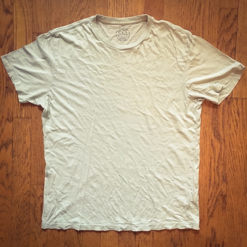 J. Crew Broken-In White T-Shirt